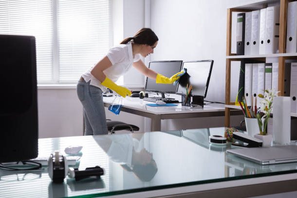 Clean, organized office environment by Bansal’s Cleaning Essex